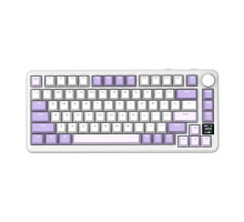 Клавіатура Attack Shark X85PRO RGB Wireless/Bluetooth/USB UA Lavender (X85PROL_AS)