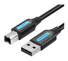 Кабель для принтера USB 2.0 AM/BM 5.0m black Vention (COQBJ)