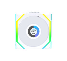 Кулер до корпусу Lian Li Uni Fan SL WIRELESS LCD Reverse, 120-1 (G99.12RSLLCD1W1W.00)