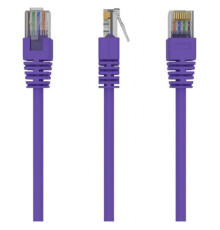 Патч-корд 0.5м, UTP, cat.5e, CCA, violet Cablexpert (PP12-0.5M/V)