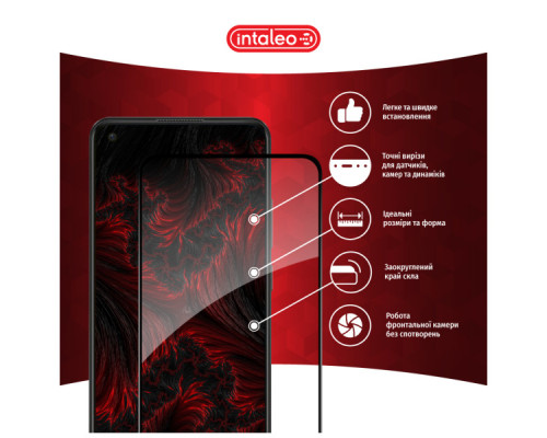 Скло захисне Intaleo Full Glue Oppo A78 Black (1283126582912)
