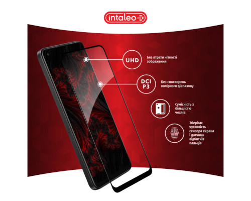 Скло захисне Intaleo Full Glue Oppo A78 Black (1283126582912)