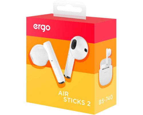 Навушники Ergo BS-740 Sticks Nano 2 White (BS-740W)