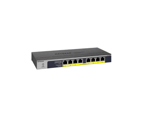 Комутатор мережевий Netgear GS108PP-100EUS