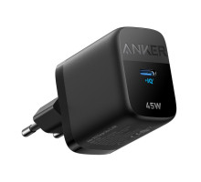 Зарядний пристрій Anker PowerPort 313 - 45W PD + PPS USB-C Black (A2643G11)
