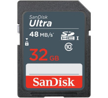 Карта пам'яті SanDisk 32GB SDHC class 10 UHS-I Ultra Lite (SDSDUNR-032G-GN3IN)