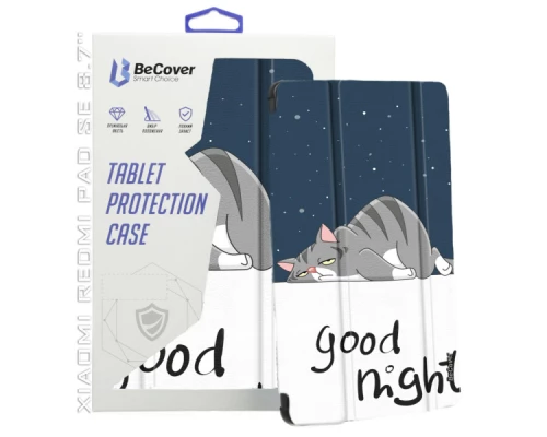 Чохол до планшета BeCover Smart Case Xiaomi Redmi Pad SE 8.7" Good Night (711912) Чохол до планшета BeCover Smart Case Xiaomi Redmi Pad SE 8.7" Good Night (711912)
