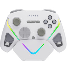 Геймпад Ajazz GP100S 2.4G/BT/USB Switch/PC/iOS/Android RGB White (GP100S-W)