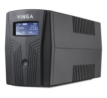 Пристрій безперебійного живлення Vinga LCD 600VA plastic case (VPC-600P)