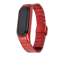 Ремінець до фітнес браслета Armorstandart Metal Band Link 603 для Xiaomi Mi Band 6/5 Red (ARM59068)