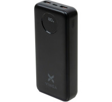 Батарея універсальна Vinga 20000 mAh 22.5W Display Black (VPBB2022)