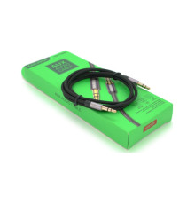 Кабель мультимедійний 3.5mm M to 3.5mm M 1.0m black iKAKU (YT-AUXGJ(M)/(M)-KSC-389-B)