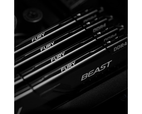 Модуль пам'яті для комп'ютера DDR4 8GB 3600 MHz Fury Beast Black Kingston Fury (ex.HyperX) (KF436C17BB/8)