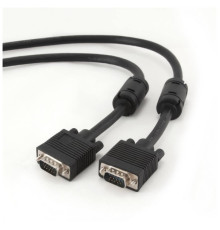 Кабель мультимедійний VGA M to VGA M 15.0m Cablexpert (CC-PPVGA-15M-B)