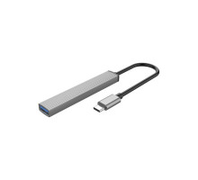 Концентратор Orico Type-C to USB3.0, 3xUSB2.0 (AH-13-GY-BP) (CA913534)