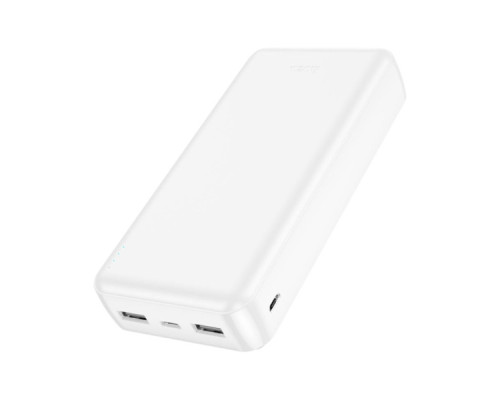 Батарея універсальна HOCO 20000mAh, USB+Type-C, 2A, White (J100A / 44572)