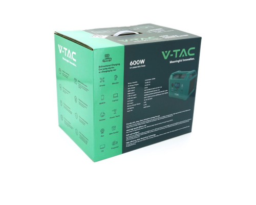 Зарядна станція V-TAC 600W, 576Wh (VT-606N)