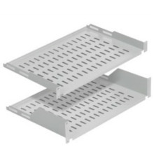 Полка 19" 1U глиб. 250мм, консольна, RAL 9005 Mirsan (MR.RAK1U25.01)