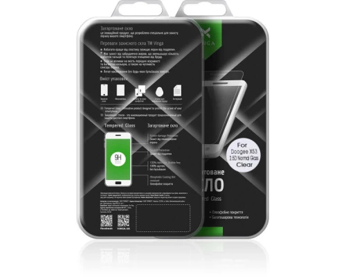 Скло захисне Vinga для Doogee X53 (VTPGS-DX53) Скло захисне Vinga для Doogee X53 (VTPGS-DX53)