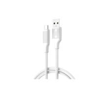 Дата кабель USB 2.0 AM to USB-C 1.0m white XO (NB265-AC.white)