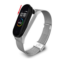 Ремінець до фітнес браслета BeCover Metal для Xiaomi Mi Smart Band 8 Silver (709358)