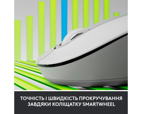 Мишка Logitech Signature M650 L Wireless Mouse for Business Off-White (910-006349)