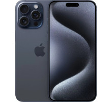 Мобільний телефон Apple iPhone 15 Pro Max 256Gb eSim (Grade A) Blue Titanium USED (iP15PM2eBuT_A)