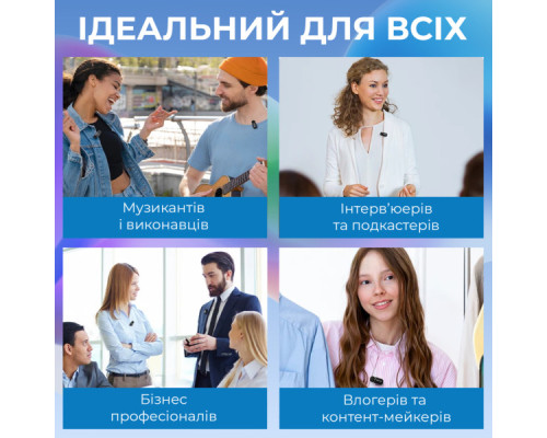 Мікрофон Boya mini-18 3,5 мм/TRS/Type-C Black (mini-18)