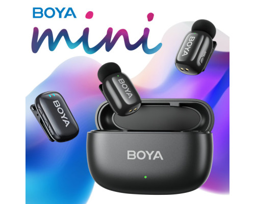 Мікрофон Boya mini-18 3,5 мм/TRS/Type-C Black (mini-18)