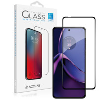 Скло захисне ACCLAB Full Glue Moto G84 Black (1283126582332)