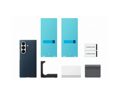 Чохол до мобільного телефона Samsung Galaxy Fold 8 Ultra Carbon Magnet Blue (EF-KF976SNEGUA)