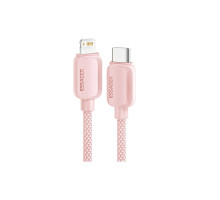 Дата кабель USB-C to Lightning 1.0m 20W pink Essager (EXCTL-WL04-P)