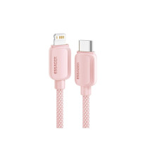 Дата кабель USB-C to Lightning 1.0m 20W pink Essager (EXCTL-WL04-P)