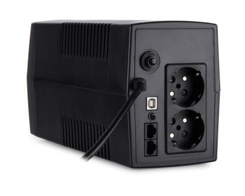 Пристрій безперебійного живлення Vinga LCD 800VA plastic case with USB (VPC-800PU)