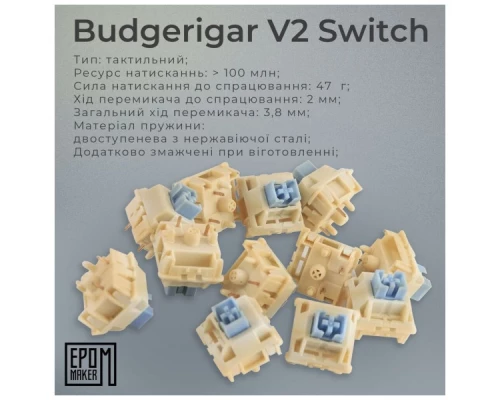 Клавіатура Epomaker TH80 SE 75 Budgerigar V2 Switch Hot-Swap RGB Wireless/Bluetooth/USB UA Black (TH80-SE-B-BV2) Клавіатура Epomaker TH80 SE 75 Budgerigar V2 Switch Hot-Swap RGB Wireless/Bluetooth/USB UA Black (TH80-SE-B-BV2)