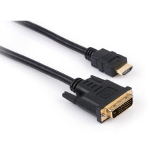 Кабель мультимедійний HDMI to DVI 24+1 5.0m Vinga (VCPHDMIDVI5)