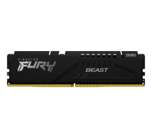Модуль пам'яті для комп'ютера DDR5 32GB 6000 MHz Beast Black Kingston Fury (ex.HyperX) (KF560C40BB-32)