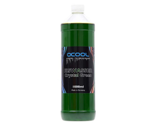 Охолоджуюча рідина Alphacool Eiswasser Crystal Green premixed coolant 1000ml (18550)