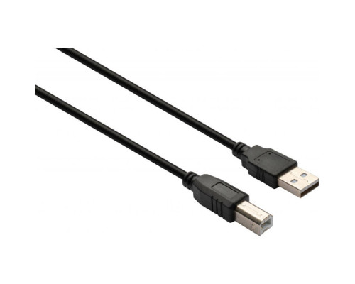 Кабель для принтера USB 2.0 AM/BM 1.8 m Shilded Vinga (VCPDCAMBMS1.8BK)
