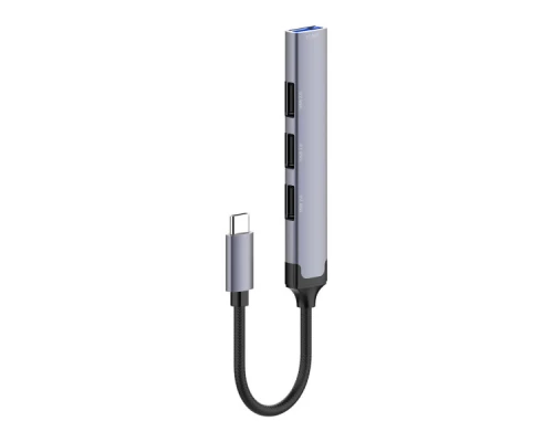 Концентратор ColorWay USB-C 4-в-1 USB2.0х3/USB3.0 (CW-HUB04) Концентратор ColorWay USB-C 4-в-1 USB2.0х3/USB3.0 (CW-HUB04)