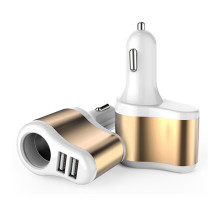 Зарядний пристрій XoKo CC-303 2 USB 2.1A Gold / White (CC-303-GDWH)