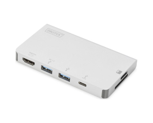 Порт-реплікатор Digitus Travel USB-C, 6 Port (DA-70867)