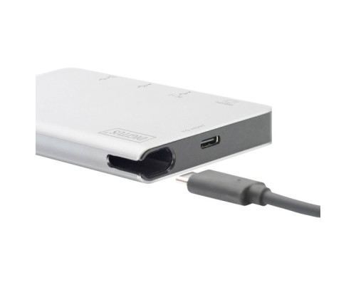 Порт-реплікатор Digitus Travel USB-C, 6 Port (DA-70867)