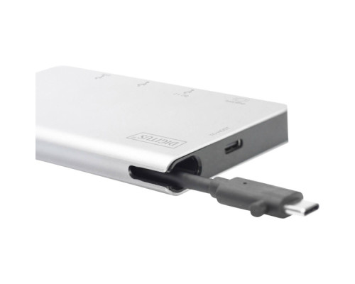 Порт-реплікатор Digitus Travel USB-C, 6 Port (DA-70867)