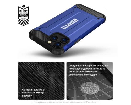 Чохол до мобільного телефона Armorstandart Panzer Samsung A05s (A057) Dark Blue (ARM73719) Чохол до мобільного телефона Armorstandart Panzer Samsung A05s (A057) Dark Blue (ARM73719)