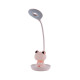 Настільна лампа Kite Froggy LED з акумулятором, рожева (K24-492-3-2)