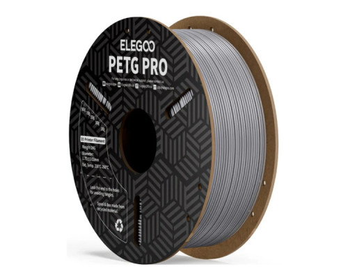 Пластик для 3D-принтера ELEGOO PETG PRO 1кг, 1.75мм, gray (50.203.0205)