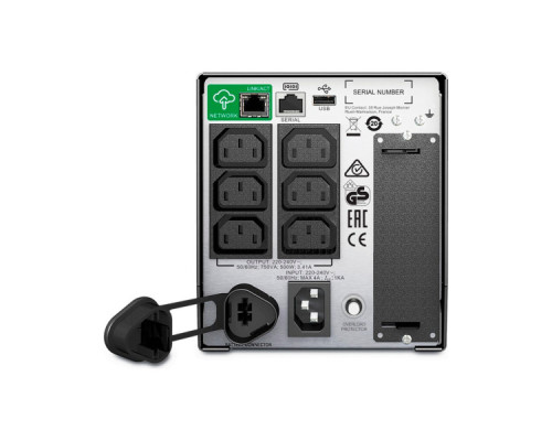 Пристрій безперебійного живлення APC Smart-UPS 750VA LCD SmartConnect (SMT750IC)