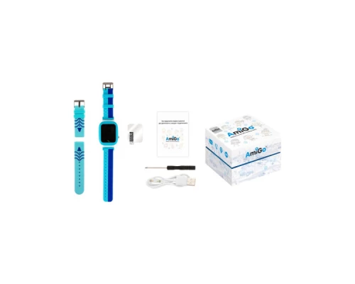 Смарт-годинник Amigo GO004 Splashproof Camera+LED Blue (746403) Смарт-годинник Amigo GO004 Splashproof Camera+LED Blue (746403)