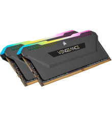 Модуль пам'яті для комп'ютера DDR4 32GB (2x16GB) 3600 MHz Vengeance RGB PRO SL Black Corsair (CMH32GX4M2D3600C18)